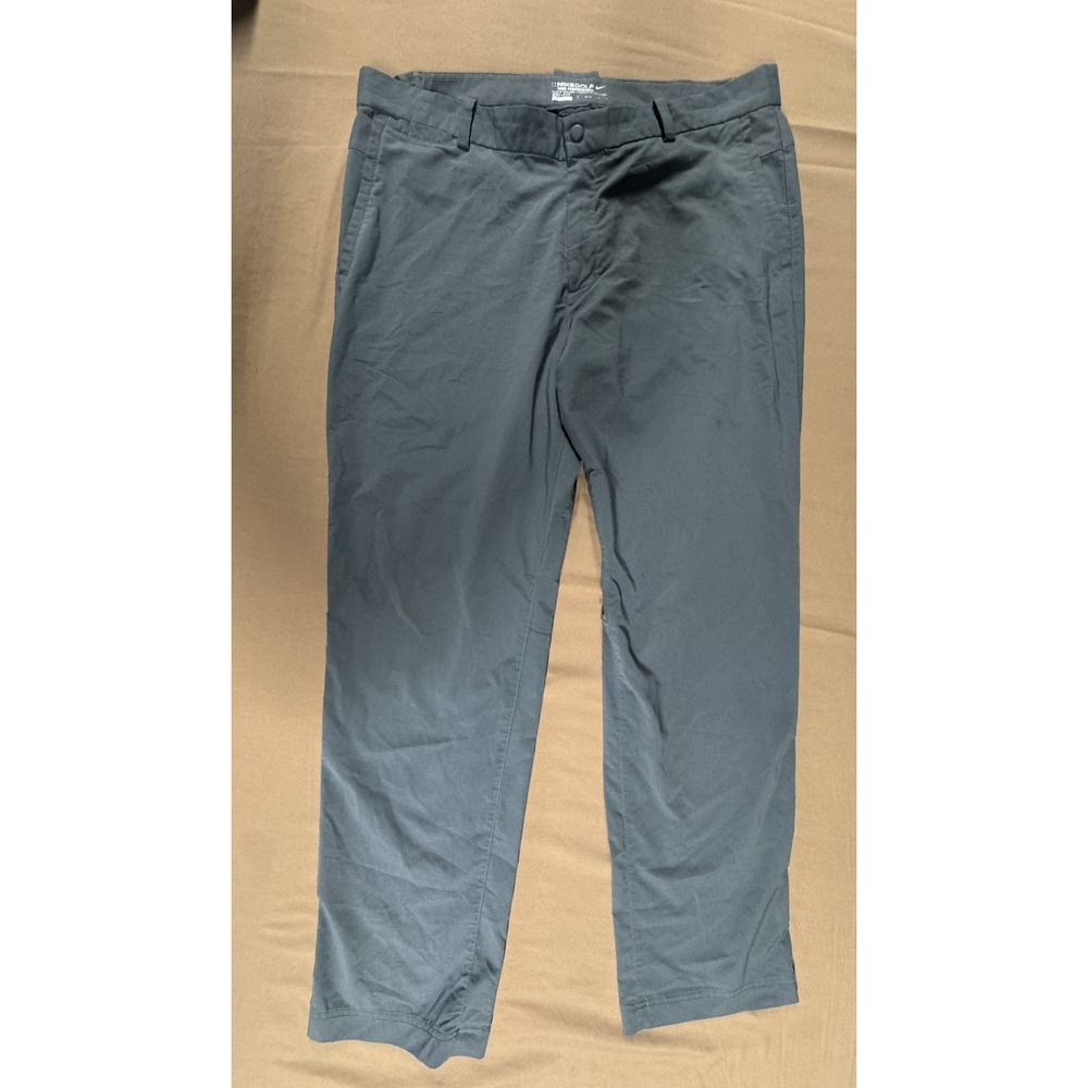 Nike‎ Golf Tour Performance Pants Pleat Men'S 36x32 Dri Fit Gray